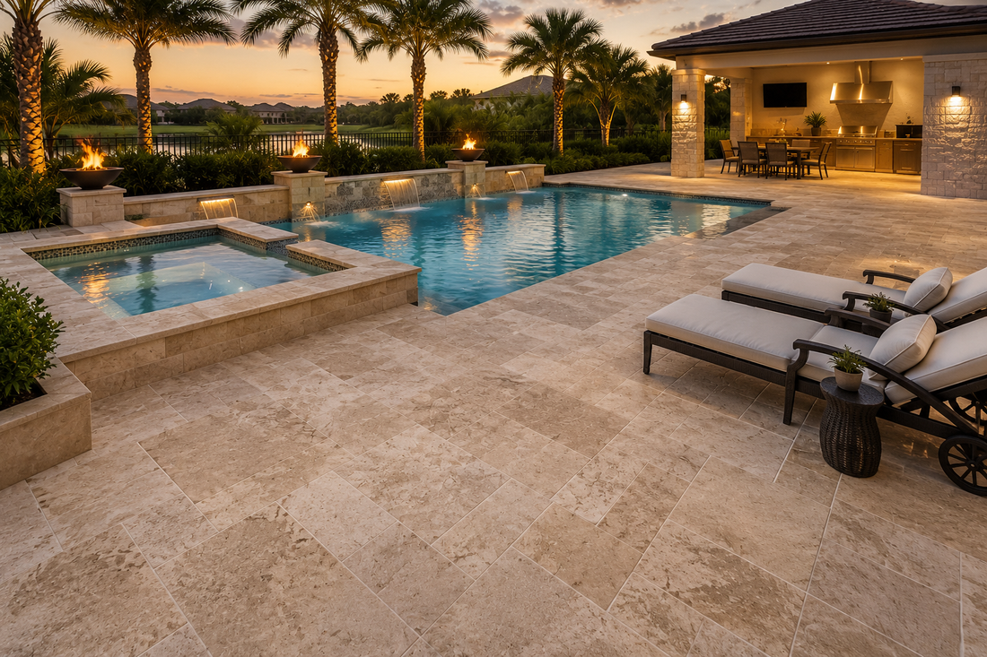 Travertine Pool Decking: Pros, Cons, and Why Homeowners Love It