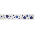 Porcelain Pool Step Markers 3"x24" – Bubbles (Aqua)