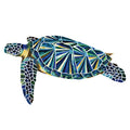 Sea Turtle Glass Pool Mosaic – 21" x 36"