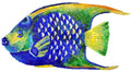 Angelfish Glass Pool Mosaic