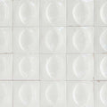 Aquatica Bianco 3D Egg deco tile close-up