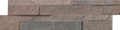 Aquatica Copper Gold natural stone ledger panel wall tile, metallic split-face