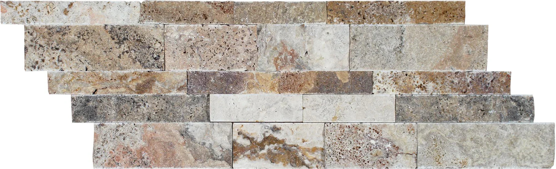 Aquatica Fantastico natural stone ledger panel corner piece