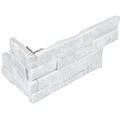 Aquatica Glacier natural stone ledger panel corner piece