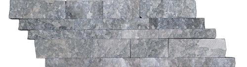Aquatica Icelandic Blue Sky natural stone ledger panel mosaic sheet