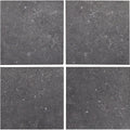 Aquatica Nero 6x6 matte black porcelain pool tile, District Collection