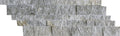 Aquatica Silver natural stone ledger panel corner piece