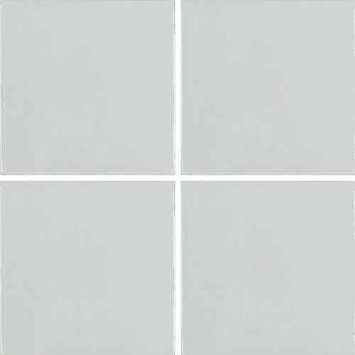 Aquatica Sol Bianco 6x6 glossy white porcelain pool tile