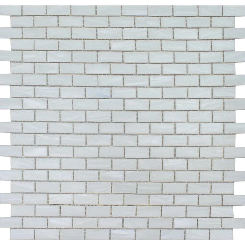 Aquatica Pearl glass mosaic tile, Aurora Collection