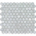 Aquatica Pearl Hexagon glass mosaic tile, Aurora Collection