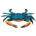 Blue Swimmer Crab Porcelain Pool Mosaic