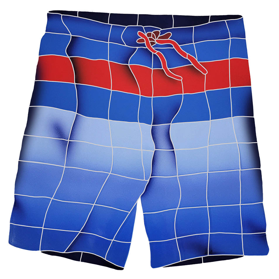Board Shorts Porcelain Pool Mosaic
