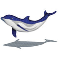 Bottlenose Dolphin Downward with Shadow Porcelain Pool Mosaic