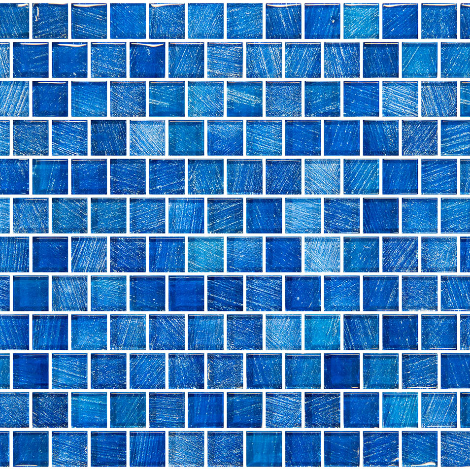 Celestial Seas Starlight Bay Glass Pool Tile – 1"x1"