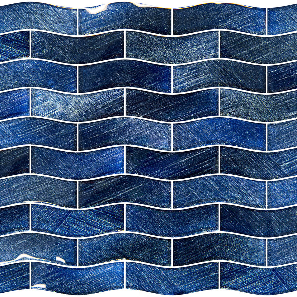 Celestial Seas Pacific Drift Glass Pool Tile – 1"x4" Field