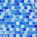 Crystal Waters Surf Glass Pool Tile – 1"x1"