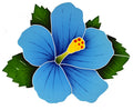 Hibiscus Porcelain Pool Mosaic – Blue