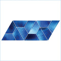 Dimension Cirrus Blue Glass Pool Tile
