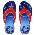 Flip Flops Porcelain Pool Mosaic – Red / 11" x 9"