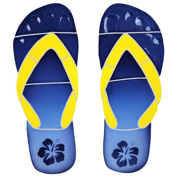 Flip Flops Porcelain Pool Mosaic – Yellow / 9" x 8"