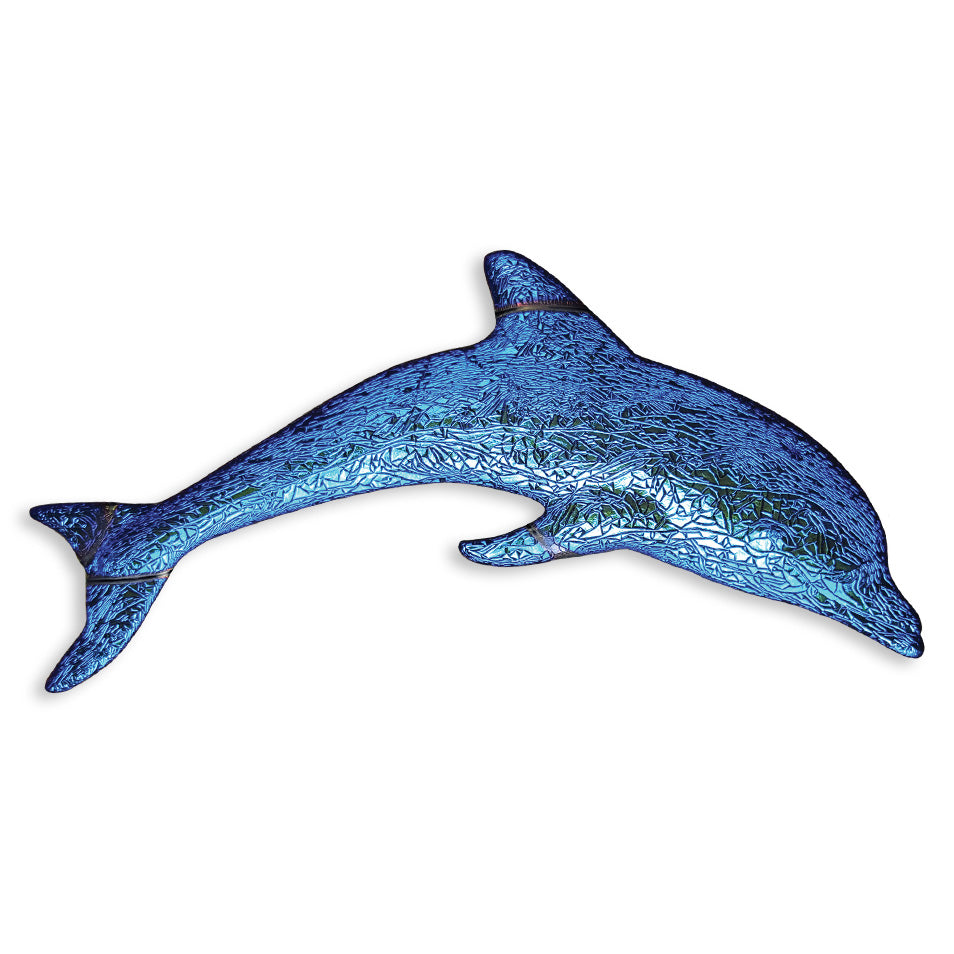 Fusion Mini Dolphin Iridescent Pool Accent – Sapphire
