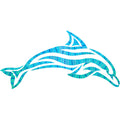 Fusion Islander Dolphin Iridescent Pool Accent
