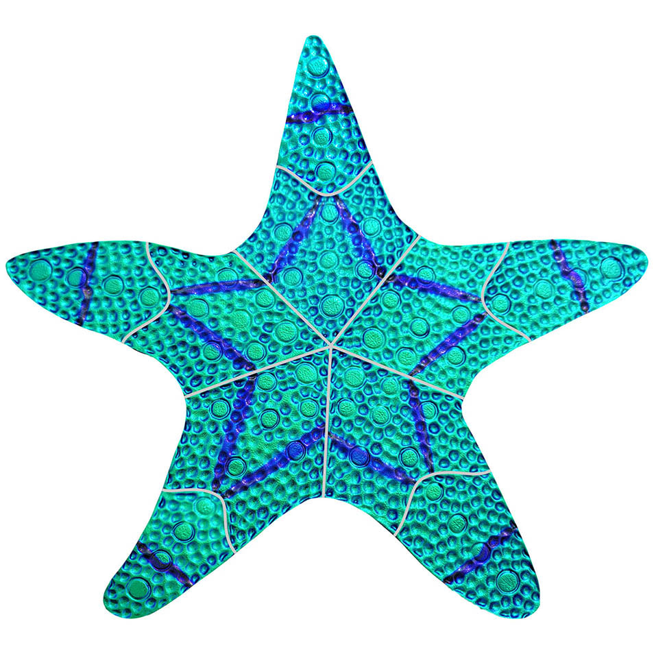 Fusion Starfish Iridescent Pool Accent – Caribbean / 10"