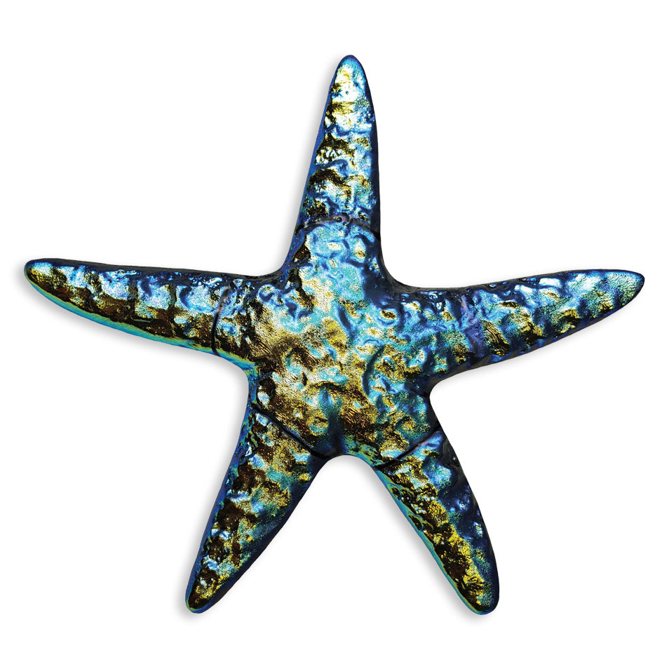 Fusion Starfish Iridescent Pool Accent – Rainbow / 5"