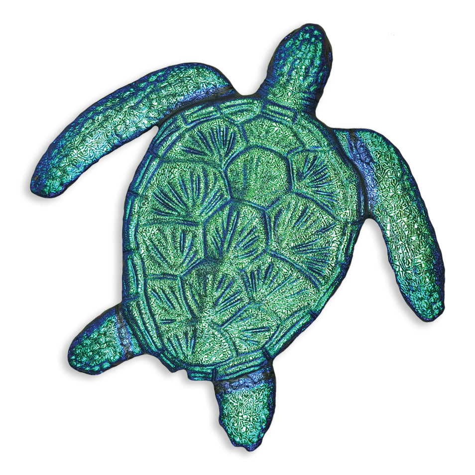 Fusion Loggerhead Turtle Iridescent Pool Accent – Caribbean / 6"