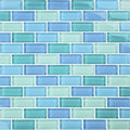 Crystal Turquoise Blue Blend Glass Pool Tile