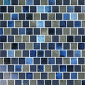 Lunar Dark Blue Blend Glass Pool Tile