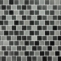 Lunar Black Gray Blend Glass Pool Tile