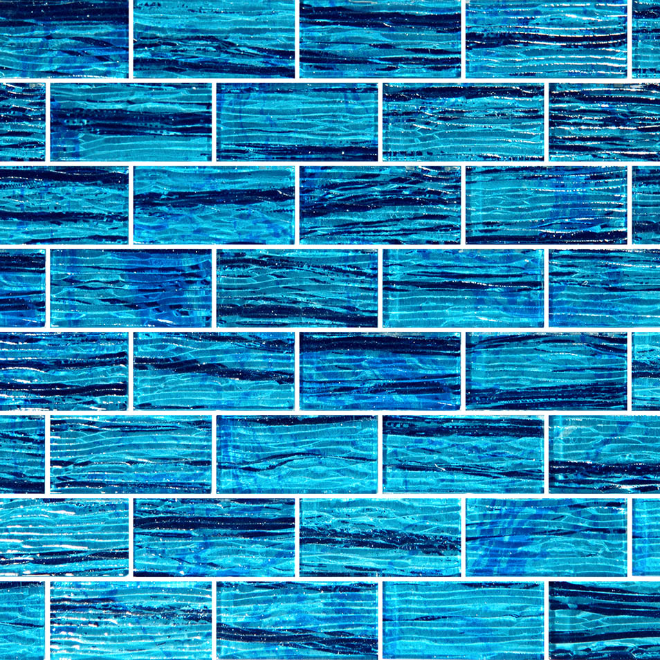 Mirage Cayman Blue Glass Pool Tile