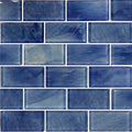Subway Stratus Blue Glass Pool Tile