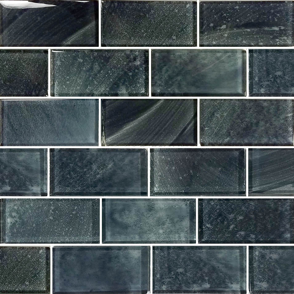 Subway Stratus Gray Glass Pool Tile
