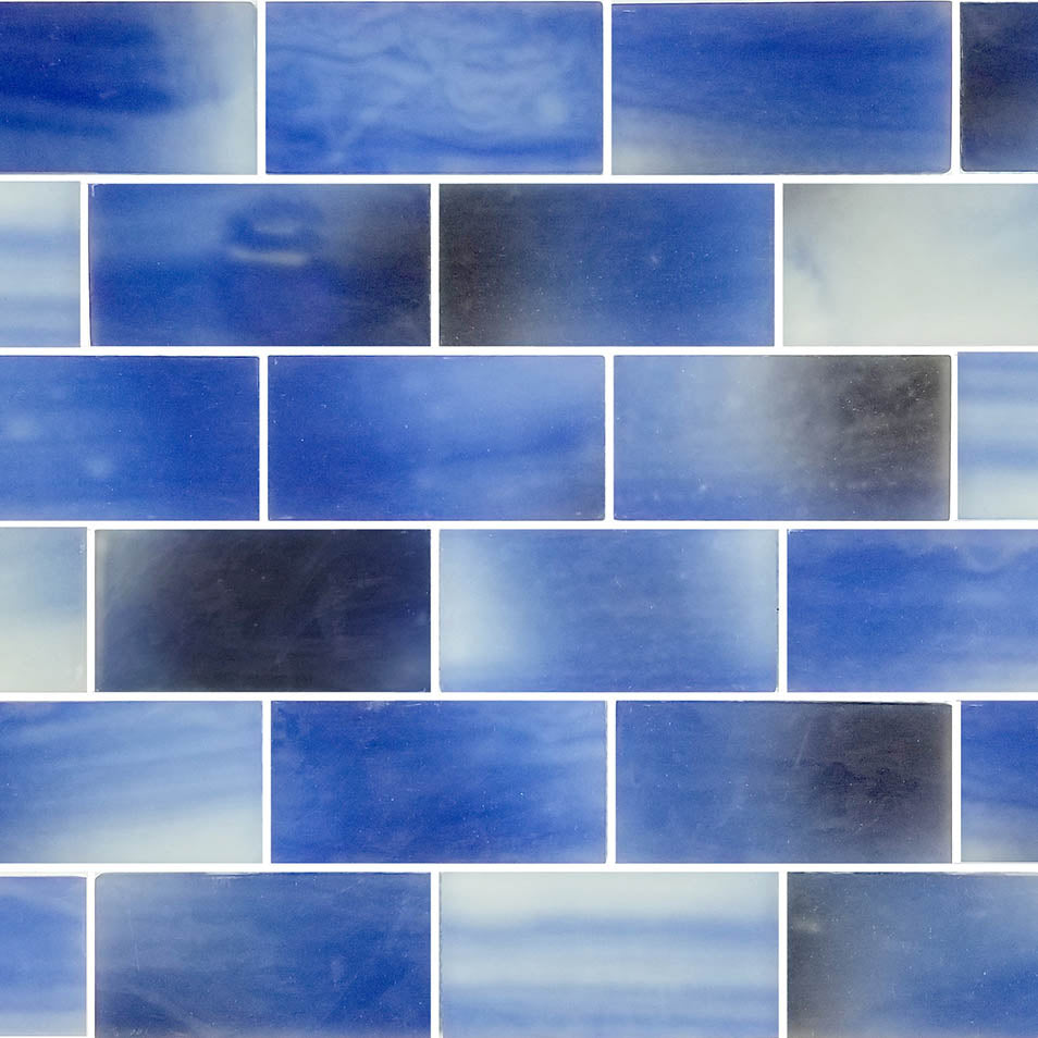 Subway Frosted Sky Glass Pool Tile