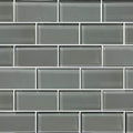 Subway Gray Glass Pool Tile