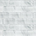 Subway Stratus White Glass Pool Tile