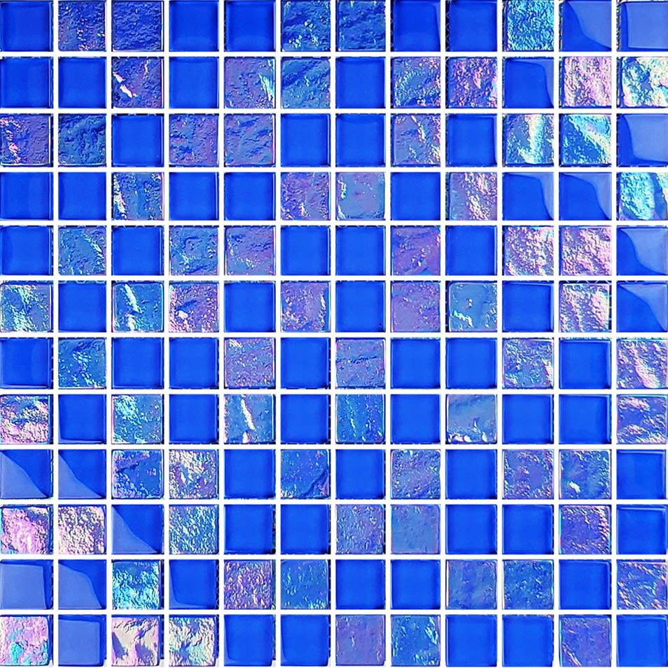 Twilight Royal Blue Glass Pool Tile – 1"x1"