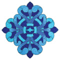 Regal Medallion Glass Pool Mosaic