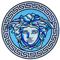 Goddess Medallion Glass Pool Mosaic
