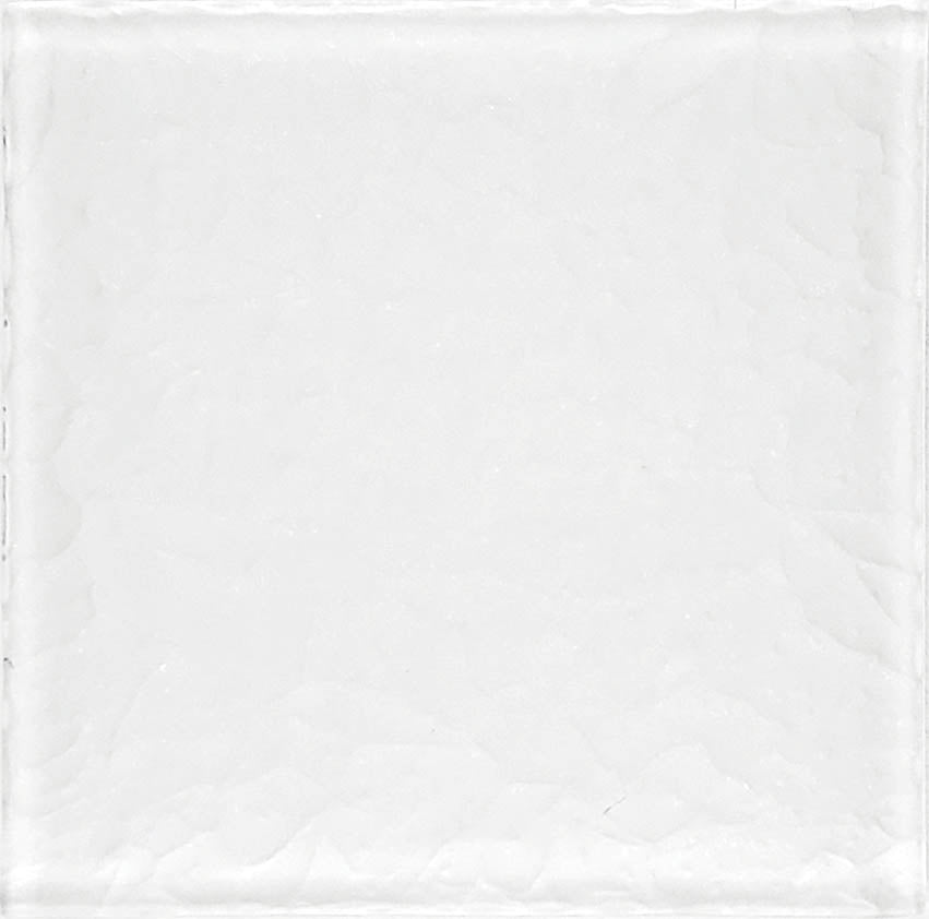 Moonscape White Glass Pool Tile – 6"x6"