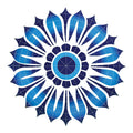 Provincial Medallion Porcelain Pool Mosaic