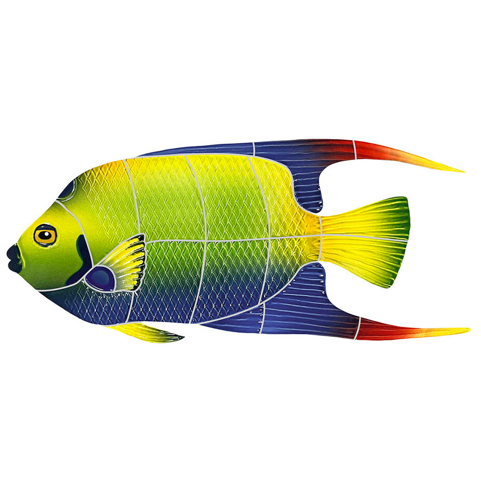 Queen Angelfish Porcelain Pool Mosaic – 5" x 12"