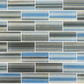 Renaissance Cerulean Gold Glass Pool Tile – 1.5"x4"
