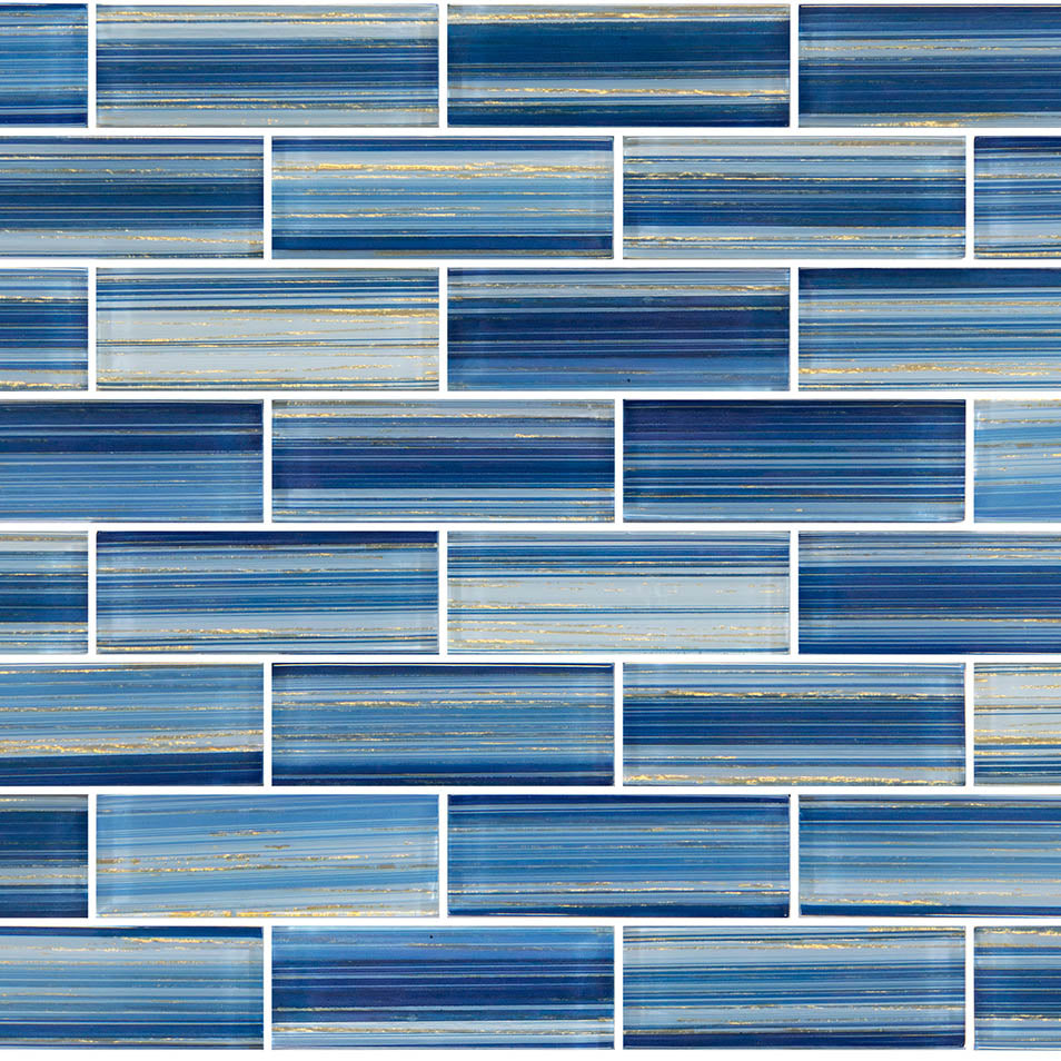 Renaissance Royal Gold Glass Pool Tile – 1.5"x4"