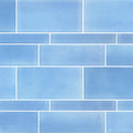 Sea Glass Tumbled Blue Glass Pool Tile – Mixed Sizes