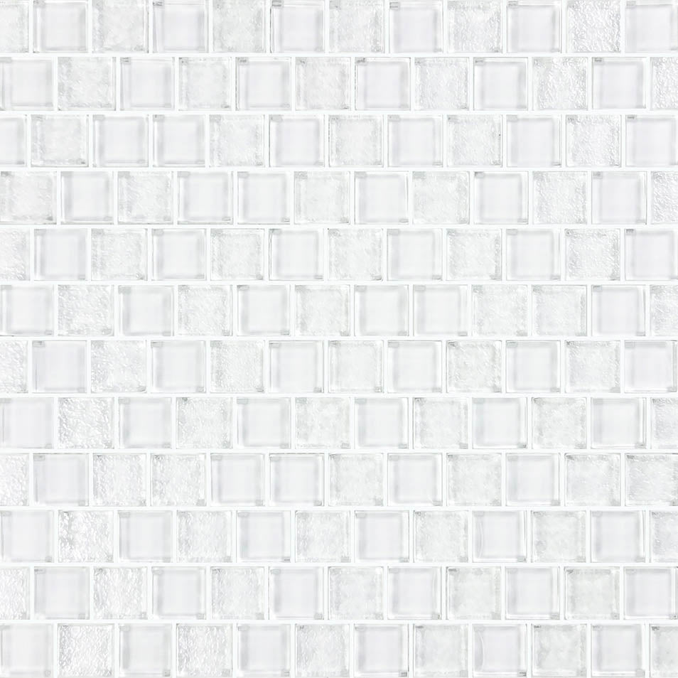 Signature Bright White Glass Pool Tile
