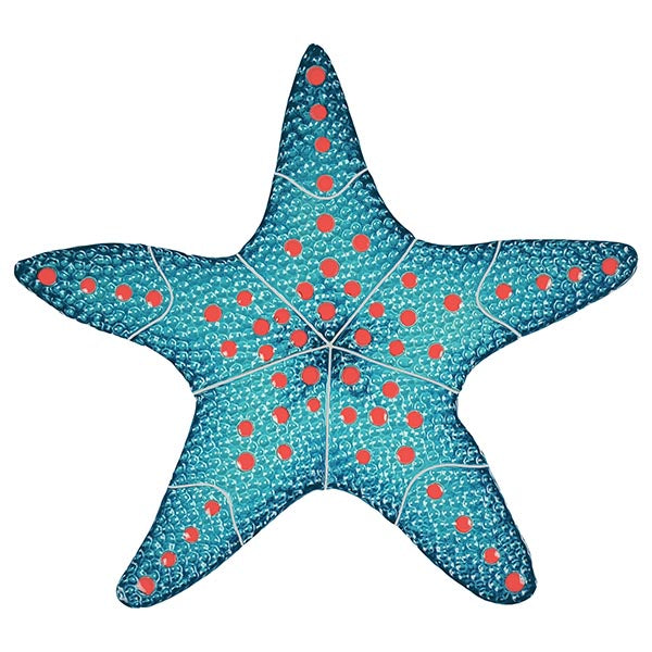 Starfish Porcelain Pool Mosaic – Aqua / 10"