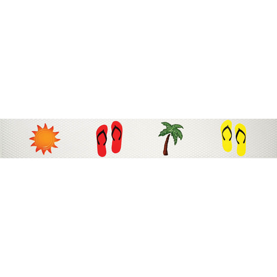 Porcelain Pool Step Markers 3"x24" – Tropical
